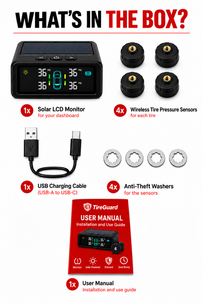 TireGuard Pro™ - 4 Sensor Kit