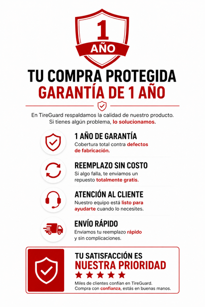 TireGuard Pro™ — Kit de 6 Sensores