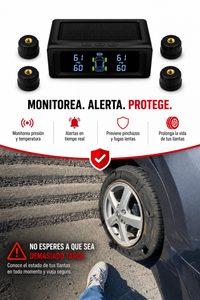 TireGuard Pro™ — Kit de 4 Sensores